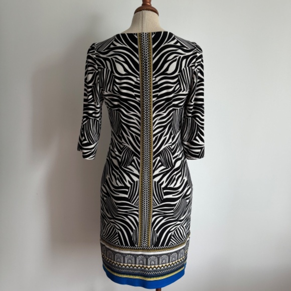 Laundry - Black and White Zebra Slip On Dress - Picture 9 of 14